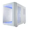 FSP S380-WA korpuss Mini Tower mITX, mATX Balts ARGB, Mikro Tornis, PC, Balts, micro ATX, Mini-ITX, SPCC, Rūdīts stikls, Gaming