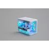 FSP S380-WA korpuss Mini Tower mITX, mATX Balts ARGB, Mikro Tornis, PC, Balts, micro ATX, Mini-ITX, SPCC, Rūdīts stikls, Gaming
