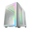 FSP M580-WA korpuss Midi Tower mITX, mATX balts ARGB