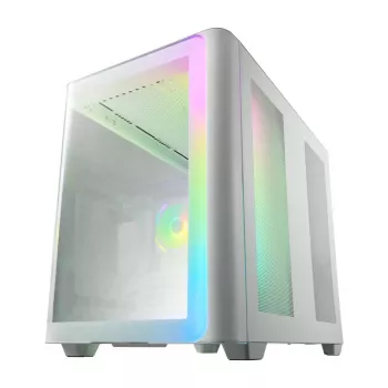 FSP M580-WA korpuss Midi Tower mITX, mATX balts ARGB