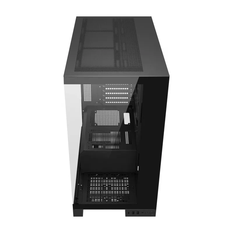 FSP M540-BA Midi Tower korpuss melns – mITX, mATX, ATX (BTF) ar stikla paneļiem