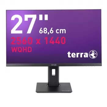 TERRA 3030231 27 collu WQHD IPS monitors, melns