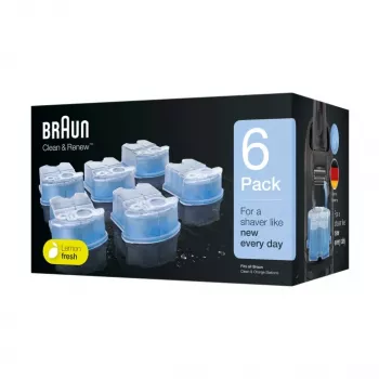 Tīrīšanas kasetne Braun CCR6 zila 6 gab.