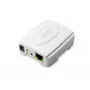 DIGITUS USB drukas serveris, 1 ports, 1x RJ45, 1x USB A, USB 2.0, visām izplatītākajām OS
