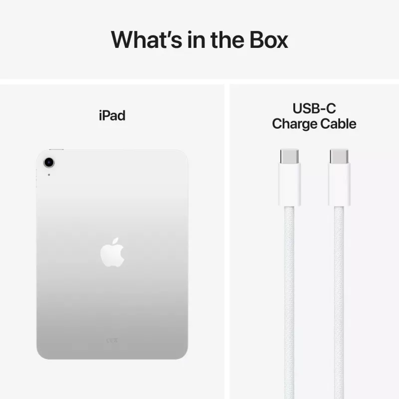 APPLE iPad (2025) - 11in - Wi-Fi - 256GB - Sudrabs