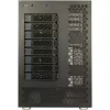 Inter-Tech IPC NAS-8 mini NAS kārba, 8 vietas diskiem, ITX/Micro-ATX/ATX, melnā krāsā