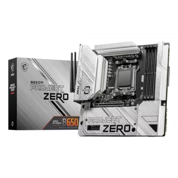 Mātesplate MSI B650M PROJECT ZERO AMD B650 Socket AM5 micro ATX