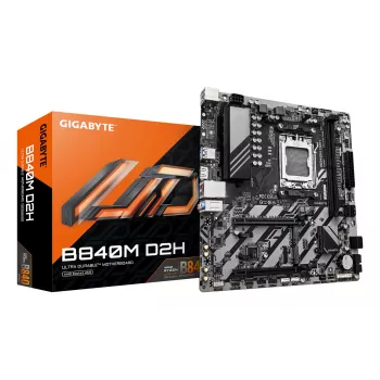 Mātesplate GIGABYTE B840M D2H, AMD Ryzen 9000, Socket AM5, Micro ATX