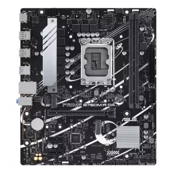 Mātesplate ASUS PRIME B760M-R D4 Intel B760 LGA 1700 micro ATX
