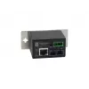 LevelOne RJ45 uz SC vienmoda šķiedras industriālais mediju pārveidotājs, 30 km, -40°C līdz 75°C
