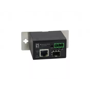LevelOne IEC-4000 Industriālais RJ45 uz SFP Fast Ethernet pārveidotājs, -40°C līdz 75°C