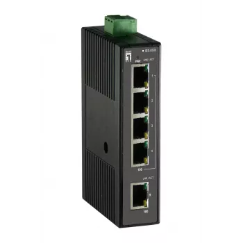 Nepārvaldīts slēdzis LevelOne 5-Port Fast Ethernet Industrial Switch IES-0500