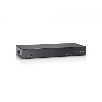 LevelOne HDMI pārraidejs pa Cat.5, HDBaseT, 100m, 4 kanālu izejas, 802.3af PoE