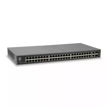 LevelOne 48-Port Fast Ethernet Slēdzis ar 2 x Gigabit SFP/RJ45 Kombināciju