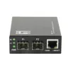 LevelOne GVT-2011 Gigabitu mediju pārveidotājs ar 2 SFP un 1 RJ45 portu