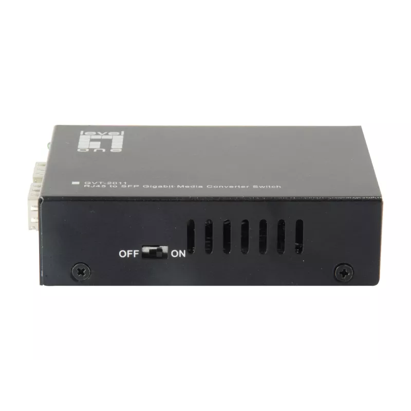 LevelOne GVT-2011 Gigabitu mediju pārveidotājs ar 2 SFP un 1 RJ45 portu