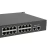 LevelOne 34-Portu Fast Ethernet PoE Slēdzis, 802.3at/af PoE, 32 PoE Porti, 2 x Gigabit RJ45, 250W