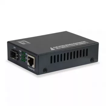 LevelOne GVT-2012 Gigabitu mediju pārveidotājs RJ45 uz SFP, PoE PSE