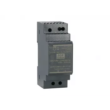 LevelOne 24V DC rūpnieciskais barošanas bloks, 30W, DIN-sliedei