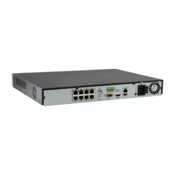 LevelOne GEMINI NVR-0508 8 kanālu PoE tīkla video reģistrators, 8 PoE izejas, H.265