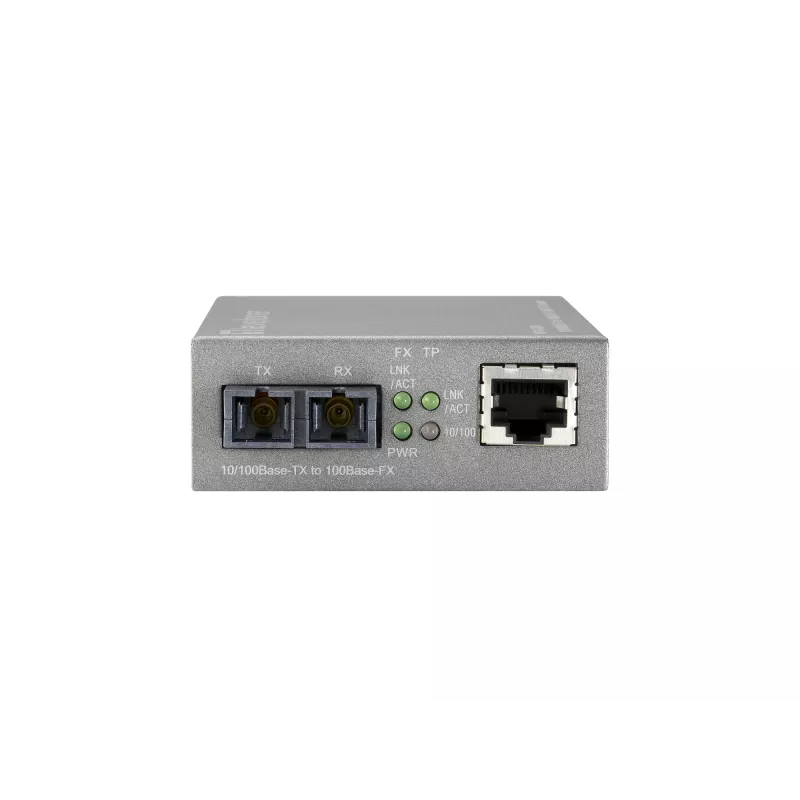 LevelOne FVS-3120 pārveidotājs RJ45 uz SC, vienmoda šķiedra, 20 km