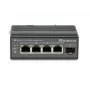 Slēdzis LevelOne IGU-0501 Gigabit Ethernet PoE Melns