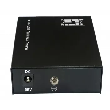 LevelOne GVT-2016 RJ45–SFP Gigabit mediju pārveidotājs, 802.3bt 90W PoE PSE