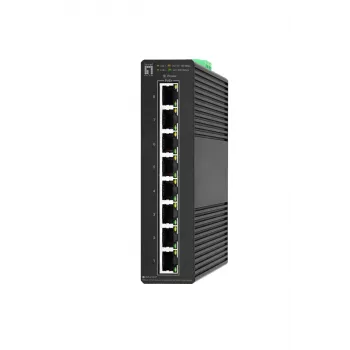 Pārvaldāms slēdzis LevelOne Hilbert 8-Port Industrial Gigabit PoE Smart Lite Switch