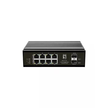 LevelOne IGP-1031 tīkla slēdzis Gigabit Ethernet (10/100/1000) Power over Ethernet (PoE) Melns