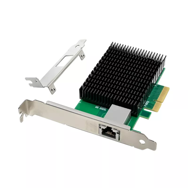 LevelOne GNC-0210 10-Gigabit PCIe x4 tīkla karte, 1 x RJ45, iekšēja, vadu, PCI Express, Ethernet, 10000 Mbit/s, zaļa