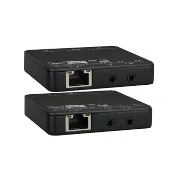 LevelOne HVE-9006 AV raidītājs un uztvērējs HDMI pagarināšanai pa tīkla kabeli, melns