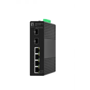 Pārvaldīts slēdzis LevelOne Hilbert 6-Port Industrial Gigabit Smart Lite Switch