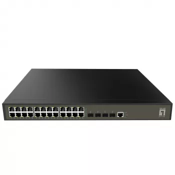 LevelOne GEL-2871 tīkla slēdzis, pārvaldāms L2+, Gigabit Ethernet (10/100/1000), 1U, melns
