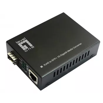 LevelOne GVT-2051 RJ45 uz SFP+ 10 Gigabitu mediju pārveidotājs