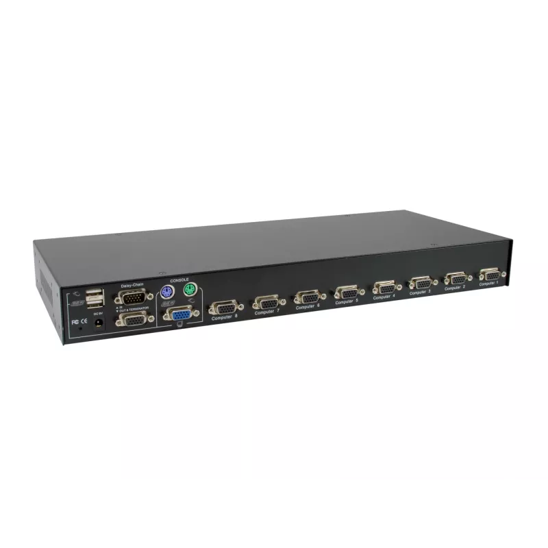 LevelOne KVM-3208 8 portu PS/2-USB VGA KVM slēdzis