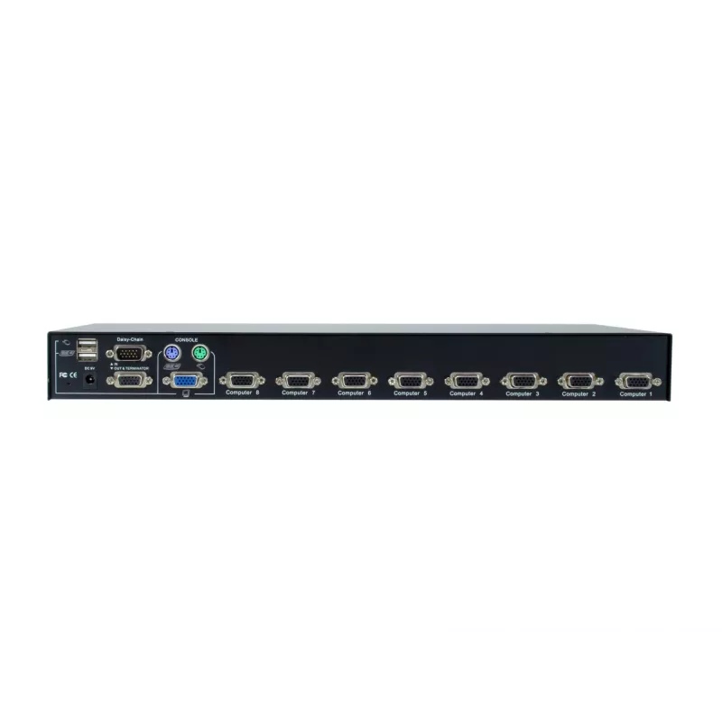 LevelOne KVM-3208 8 portu PS/2-USB VGA KVM slēdzis