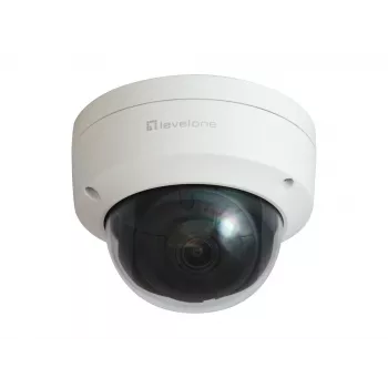 LevelOne GEMINI FCS-3404 fiksēta kupola IP tīkla kamera, 6 megapikseļi, H.265, 802.3af PoE, iekštelpām/ārtelpām