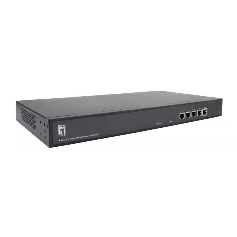 LevelOne Gigabit Ethernet bezvadu LAN kontrolieris, pārvalda līdz 256 piekļuves punktiem