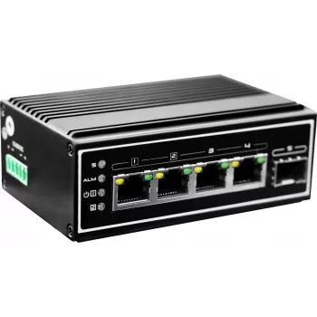 LevelOne IGP-0502 tīkla slēdzis Nepārvaldāms Gigabit Ethernet (10/100/1000) Power over Ethernet (PoE) Melns