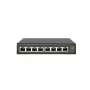 LevelOne Hilbert 8-Portu Gigabit PoE Smart Lite Slēdzis, 802.3at/af PoE, 8 PoE izejas, 112.8W PoE jaudas budžets