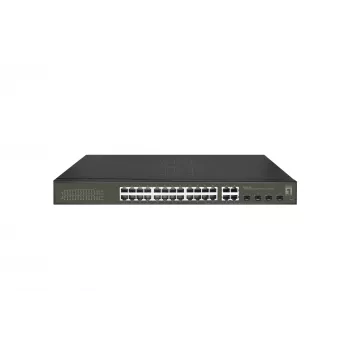 Pārvaldāms slēdzis LevelOne Hilbert 28-Port Gigabit PoE