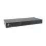 LevelOne KVM-3216 16-Port PS/2-USB VGA KVM Slēdzis, 2048 x 1536 pikseļi, Rack montāža, 1U, Melns