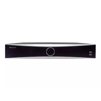 Tīkla video ierakstītājs LEVELONE NVR-0411 — 32 kanāli, 4096×2160 max, 10 TB SATA, PoE 16 W/port, 17x RJ-45, USB 2x2