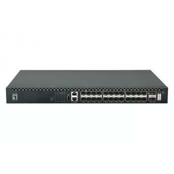 LevelOne XQS-3126 26-Port L3 pārvaldīts TOR optiskais slēdzis, 24x 1/10GbE SFP+, 2x 40/100GbE QSFP28, karstās maiņas redundanta barošana