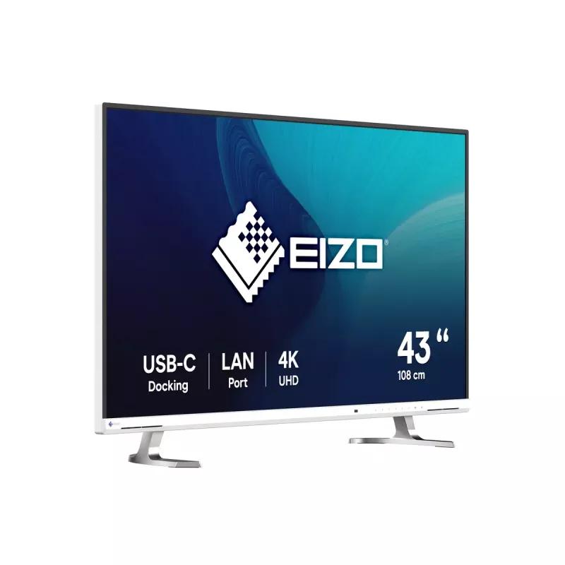 EIZO FlexScan EV4340X-WT monitors 108 cm (42.5 collas) 3840 x 2160 pikseļi 4K Ultra HD LCD balts