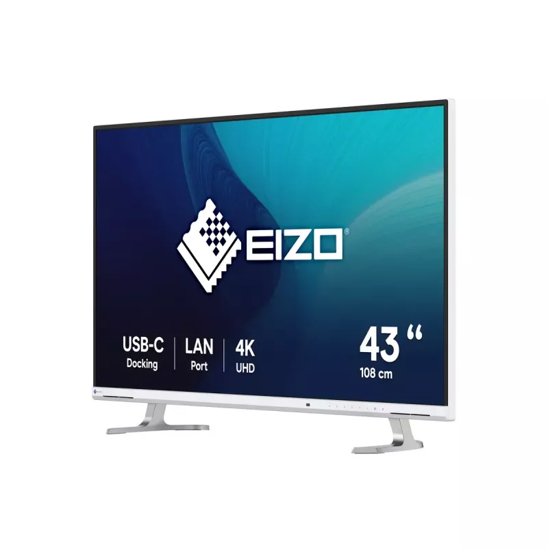 EIZO FlexScan EV4340X-WT monitors 108 cm (42.5 collas) 3840 x 2160 pikseļi 4K Ultra HD LCD balts