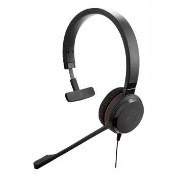 Jabra Evolve 30 II austiņas ar vadu, galvas saite, birojam/zvanu centram, USB Type-C / USB Type-A, melna