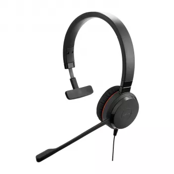 Jabra Evolve 20 SE Austiņas ar vadu, biroja/zvanu centram, USB Type-C / USB Type-A, melna