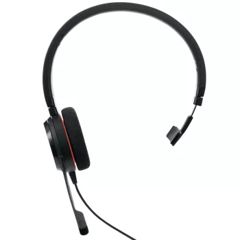 Jabra Evolve 20 vadu austiņas ar mikrofonu, USB-C / USB-A, melnas
