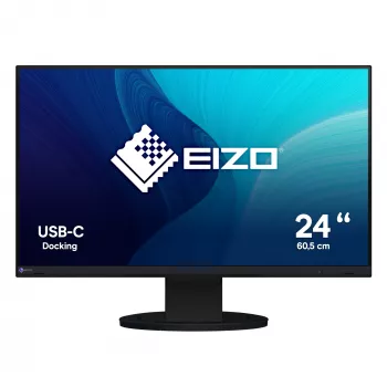 EIZO FlexScan EV2480-BK datora monitors 60.5 cm (23.8 collas) 1920 x 1080 pikseļi Full HD melns